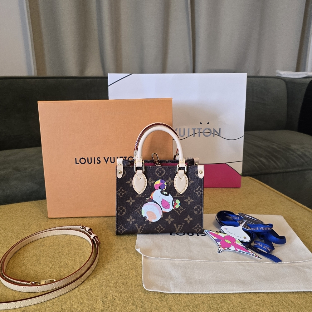 Limited Edition Louis Vuitton Takashi Murakami On The Go mini new with tags
